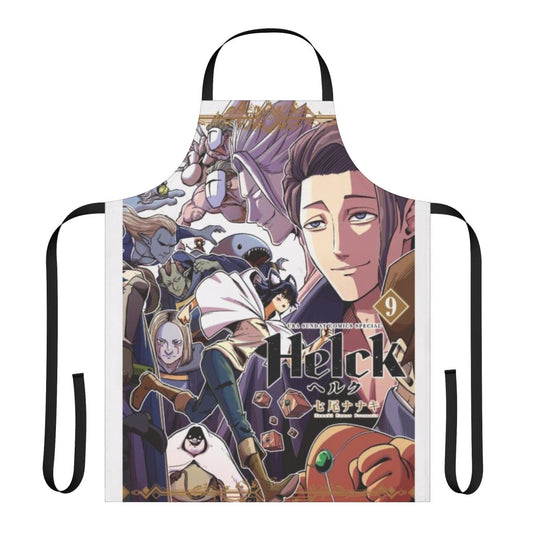 Anime-Inspired Helck Apron with Cute Vamirio Design