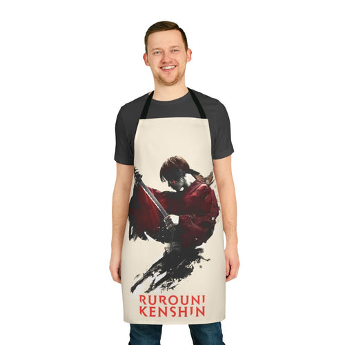 Stylish Himura Kenshin Poster Apron for Rurouni Kenshin Fans