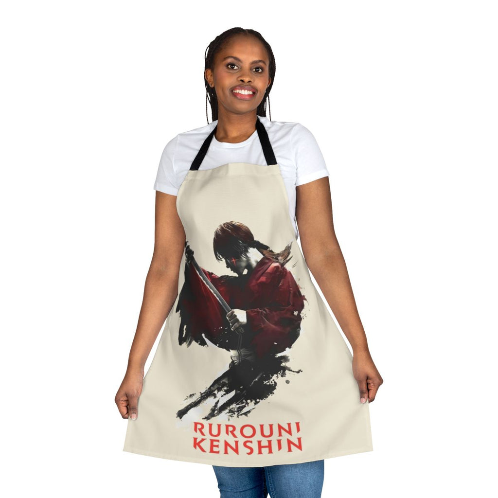 Stylish Himura Kenshin Poster Apron for Rurouni Kenshin Fans