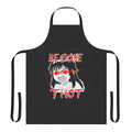 Anime-inspired apron with a humorous, ironic, and sarcastic design featuring the text "Begone Thot"