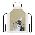 Taiyo Matsumoto-inspired apron featuring a vibrant manga-style illustration