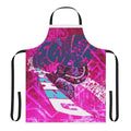 Anime-inspired Japan pop culture apron featuring a stylized design