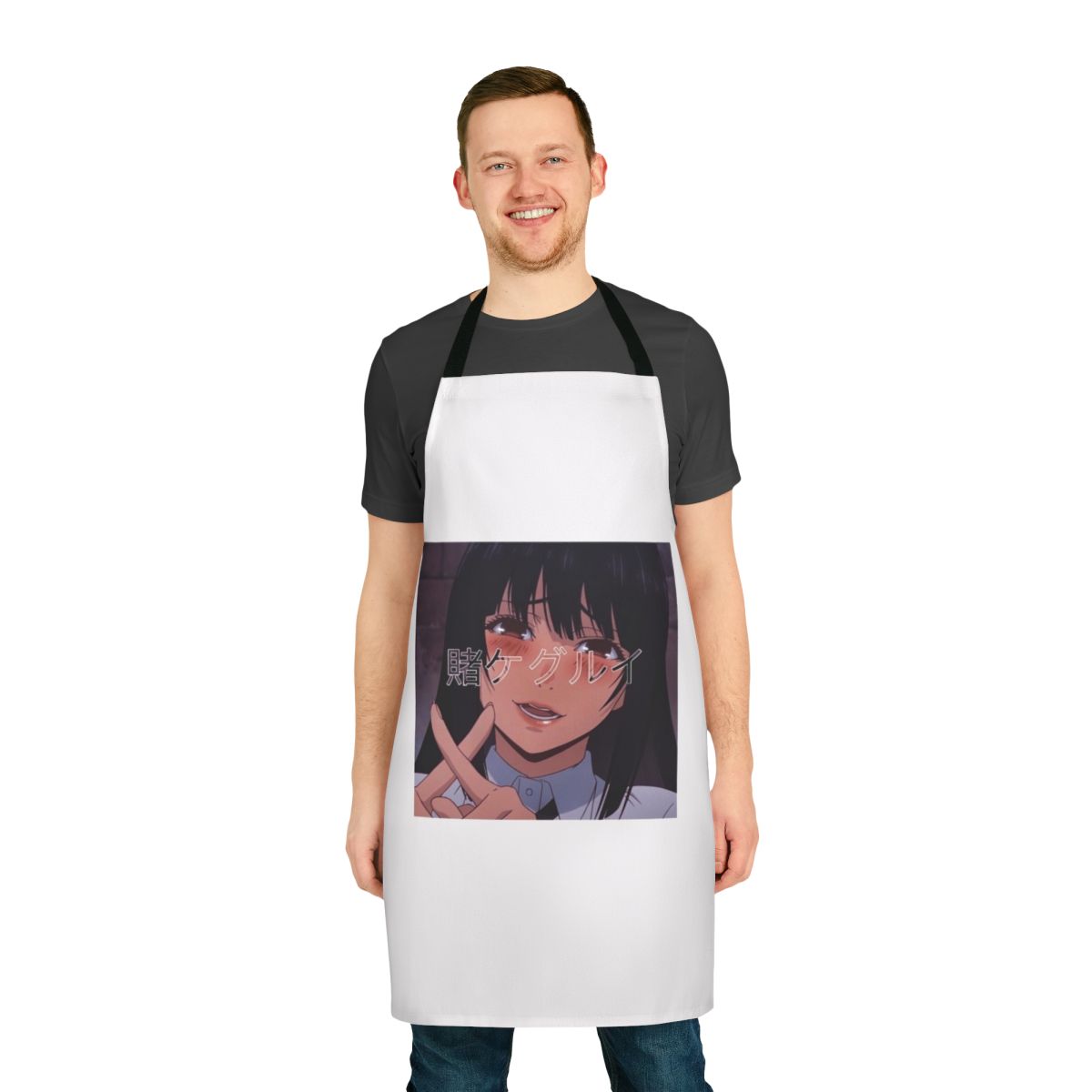Anime-inspired apron featuring Yumeko Jabami from the hit series Kakegurui