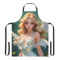 Anime-style apron with cute, kawaii design for cooking or home decor