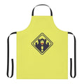 Vibrant and stylish apron featuring the character Hajime Tenga from the anime series Kiznaiver.