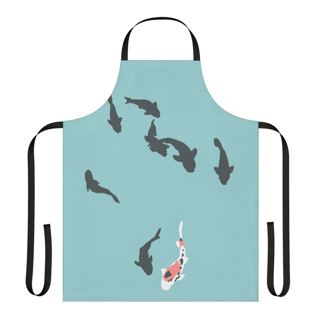Koi fish themed apron inspired by the anime "A Silent Voice"