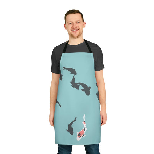 Koi fish themed apron inspired by the anime "A Silent Voice"