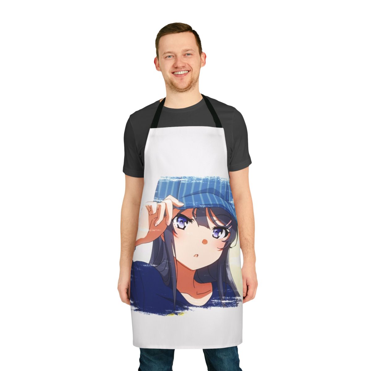 Apron featuring the character Mai Sakurajima from the anime Seishun Buta Yaro
