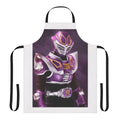 Colorful Masked Rider Ouja-themed apron for Tokusatsu fans