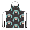 Colorful anime-themed apron with Hatsune Miku-inspired design, ideal for LGBTQ+ cosplay and vocaloid fans.