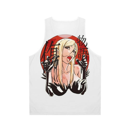 Anime Inspired Monogatari Series Kiss Shot Unisex Tank Top