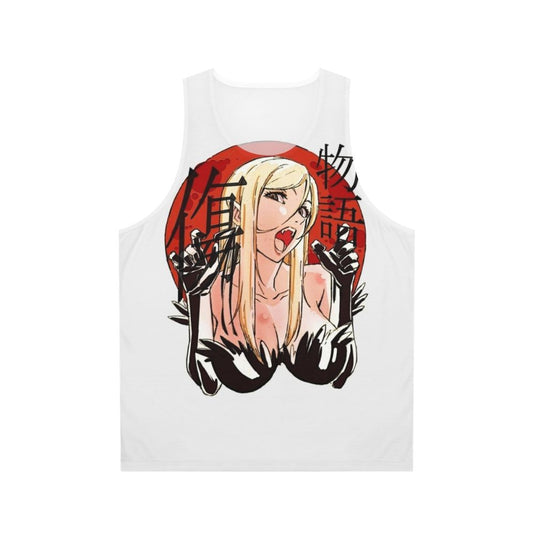 Anime Inspired Monogatari Series Kiss Shot Unisex Tank Top