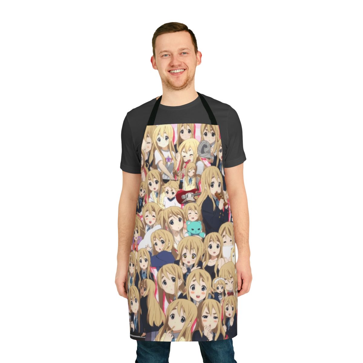 Mugi-themed apron inspired by the popular anime series K-On