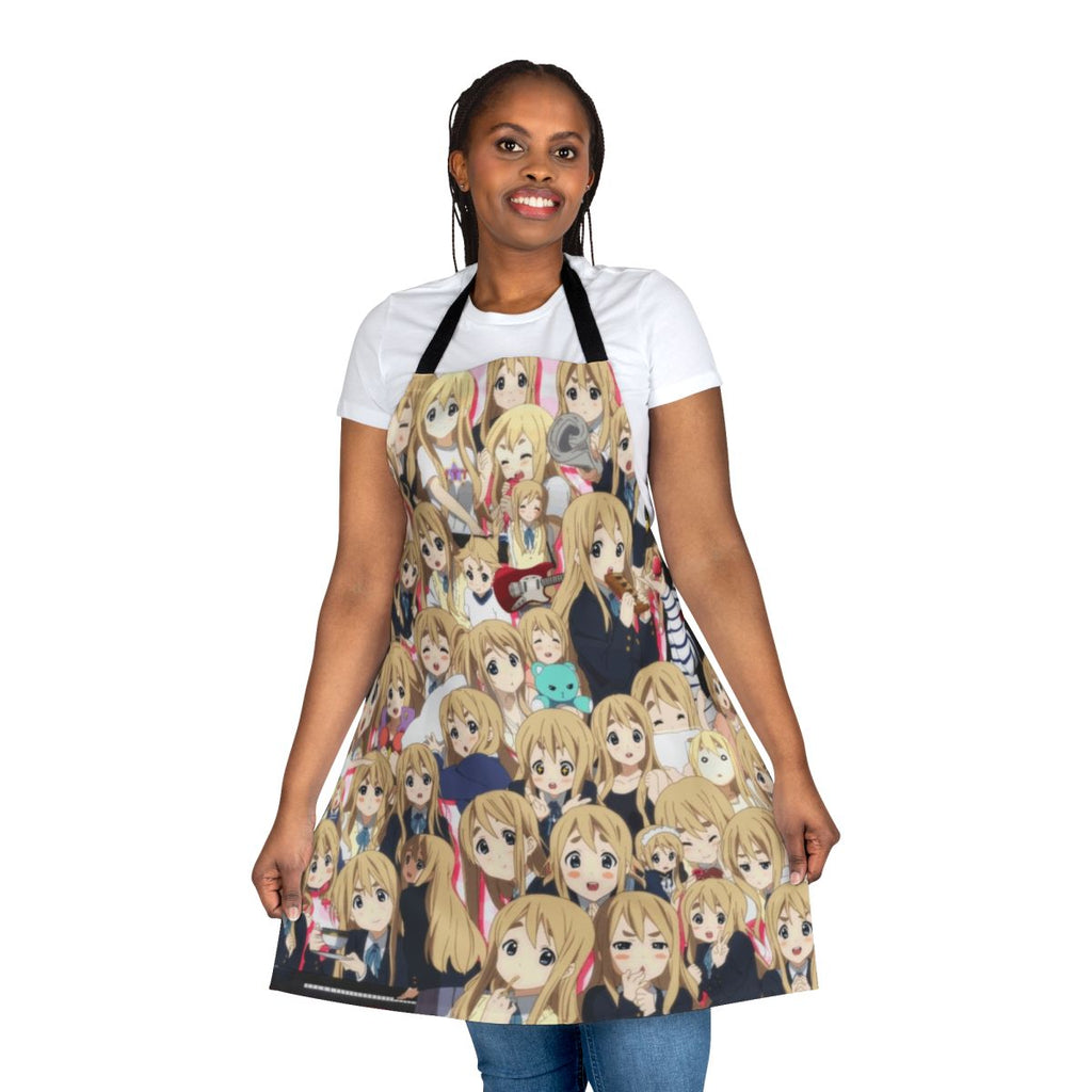 Mugi-themed apron inspired by the popular anime series K-On
