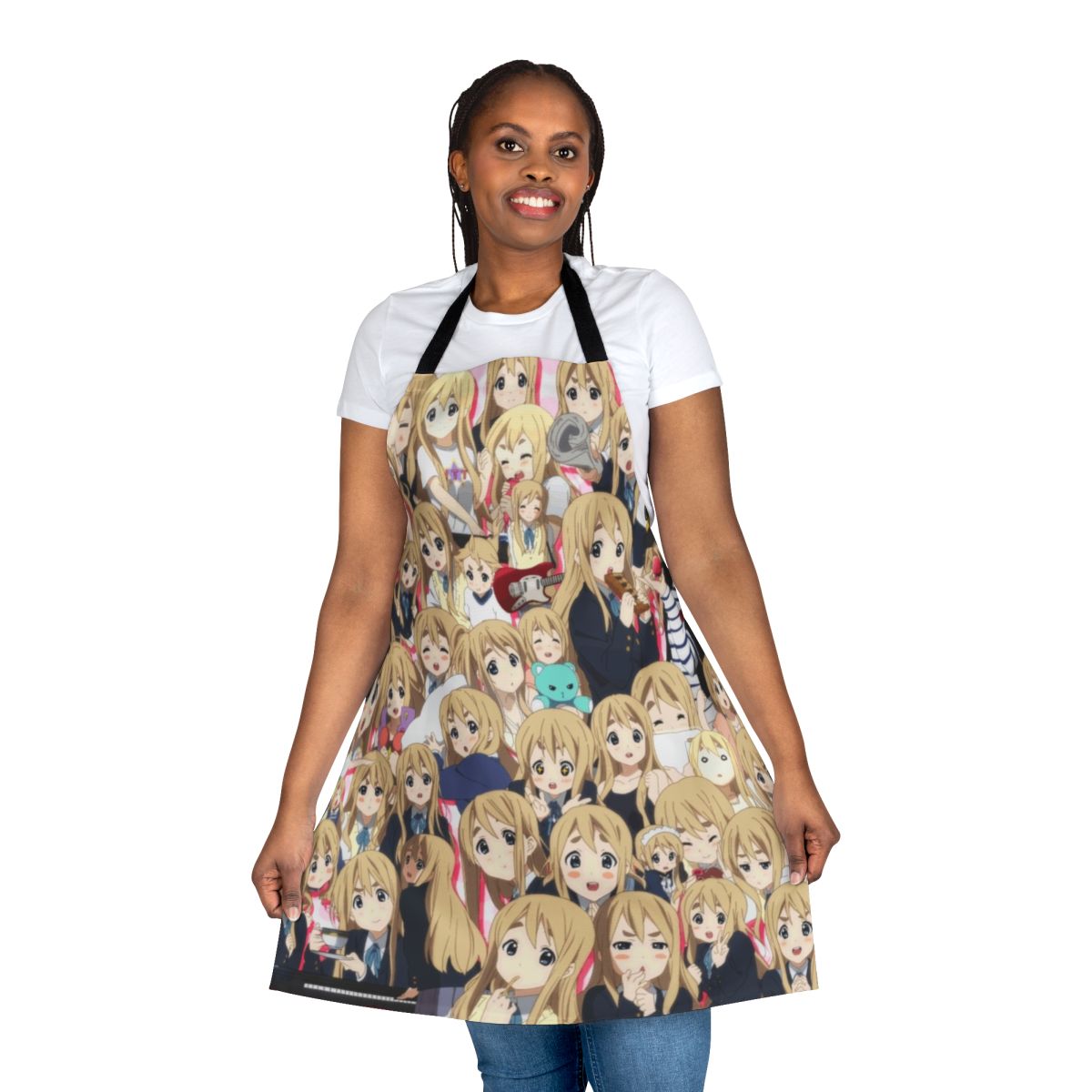 Mugi-themed apron inspired by the popular anime series K-On