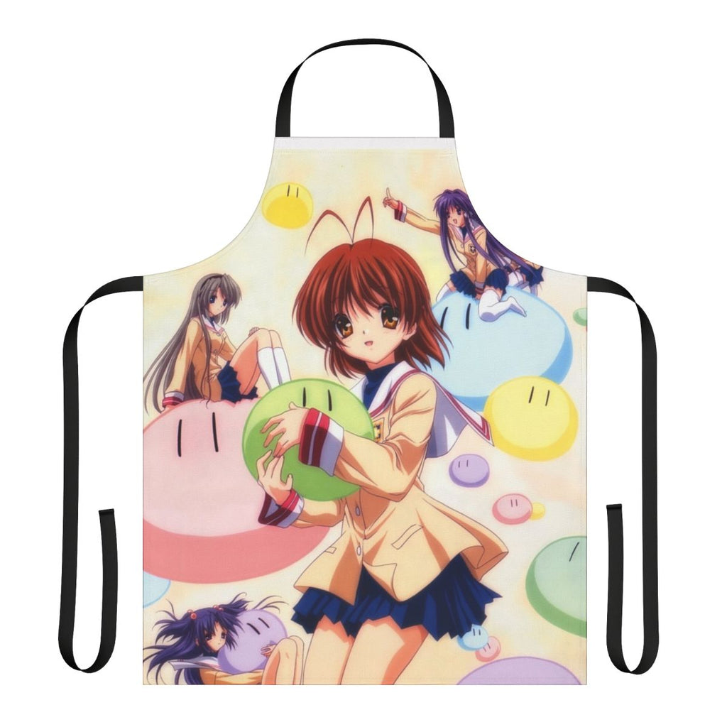 Anime-inspired apron featuring a design based on the character Nagisa Furukawa from the Clannad series