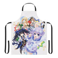 Anime-inspired Neptunia-style apron featuring the CPUs