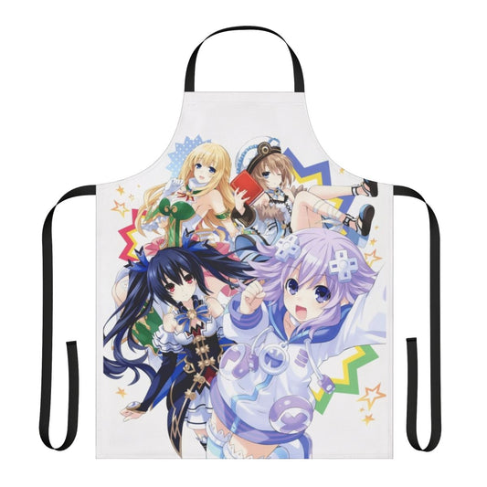 Anime-inspired Neptunia-style apron featuring the CPUs