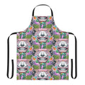 Anime inspired apron featuring the "Ojama Wave" vaporwave aesthetic design