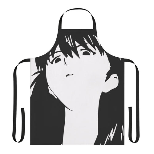 Anime-inspired apron featuring Asuka Langley from Evangelion, a popular meme character