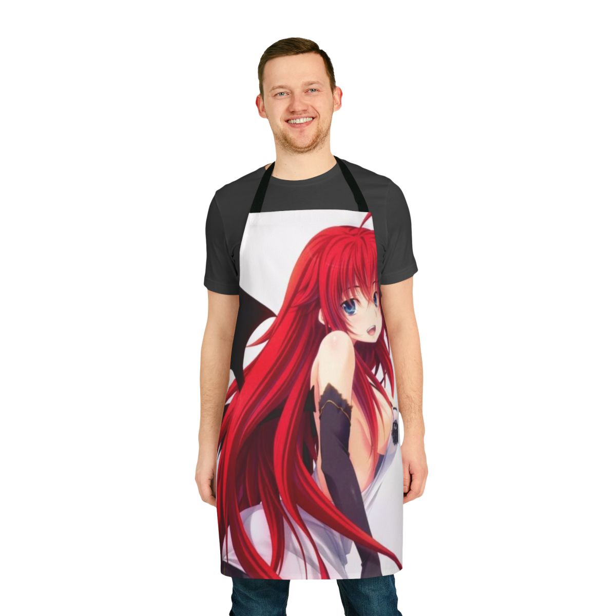 Rias Gremory anime-inspired apron featuring the character from Highschool DxD