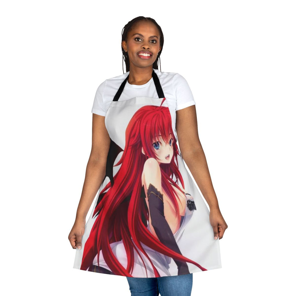 Rias Gremory anime-inspired apron featuring the character from Highschool DxD