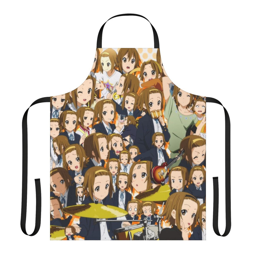 Anime-themed apron featuring the character Ritsu from the K-On series