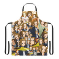 Anime-themed apron featuring the character Ritsu from the K-On series