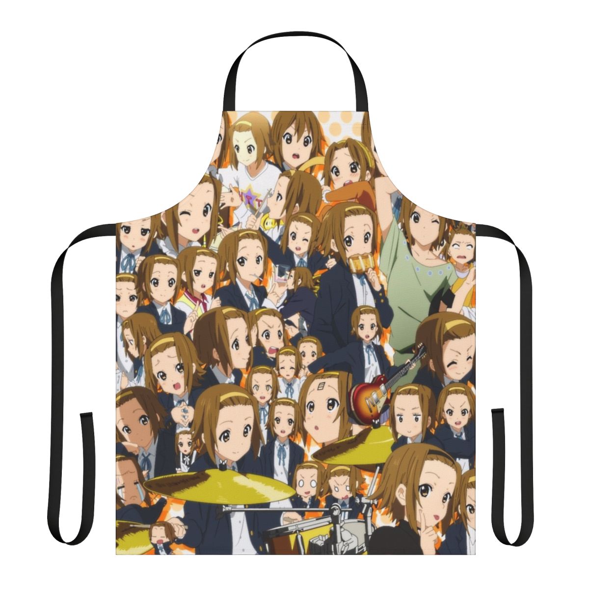 Anime-themed apron featuring the character Ritsu from the K-On series
