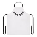 Anime inspired apron featuring the Tomoe symbol and Sage of the Six Paths design