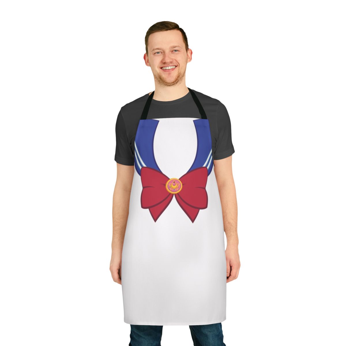 Anime-inspired sailor moon r crystal star bow apron