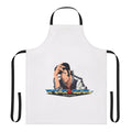 Anime-style apron with Space Dandy character design