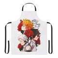 Stylish apron featuring characters from the anime/manga series The Promised Neverland