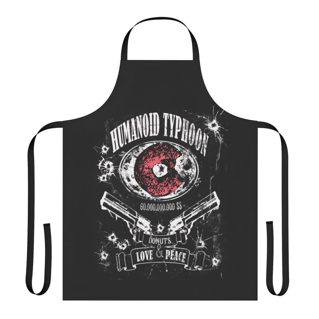 Anime-style apron featuring the iconic character Vash the Stampede from the Trigun series