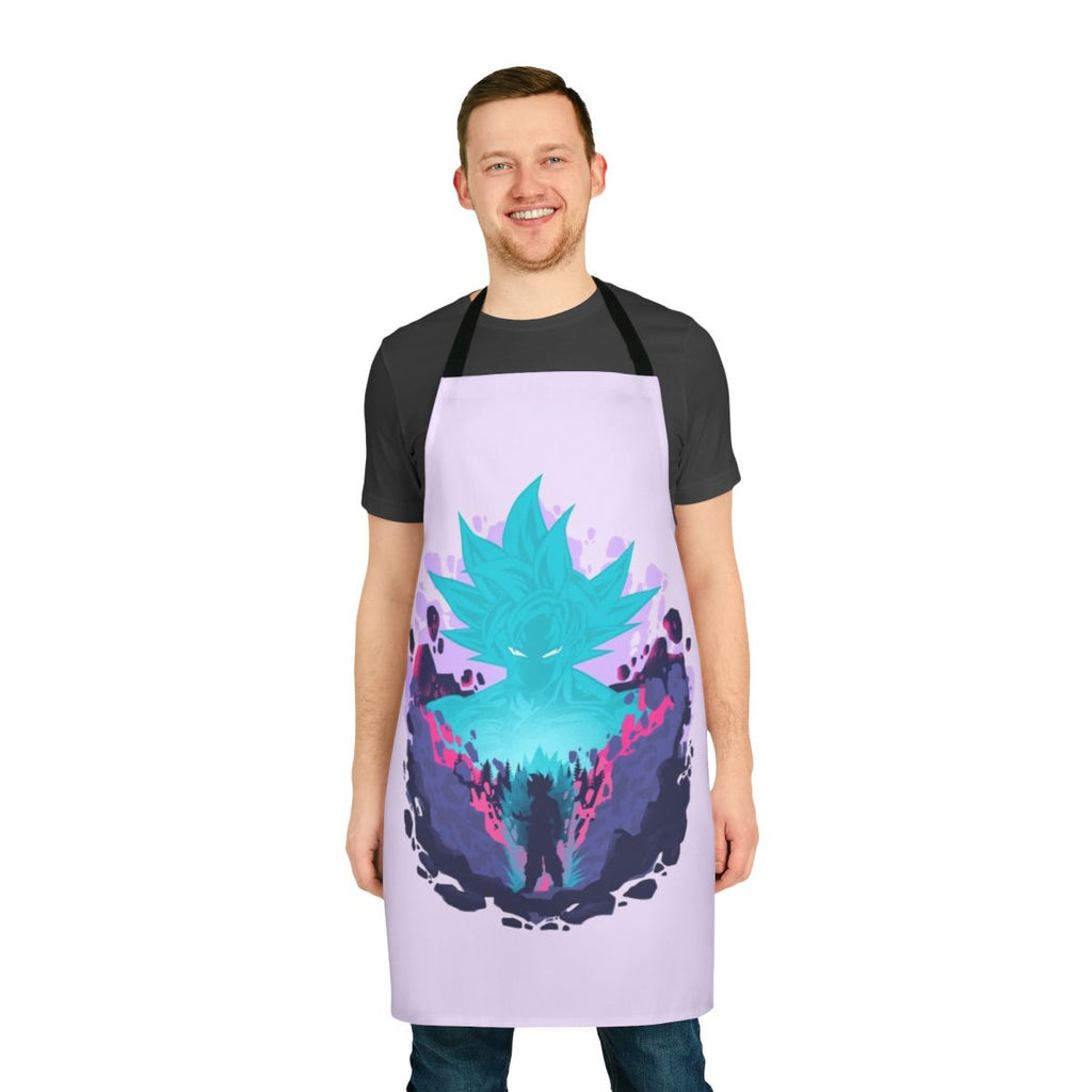 Ultra Instinct Power Apron - Anime Themed Kitchen Accessory