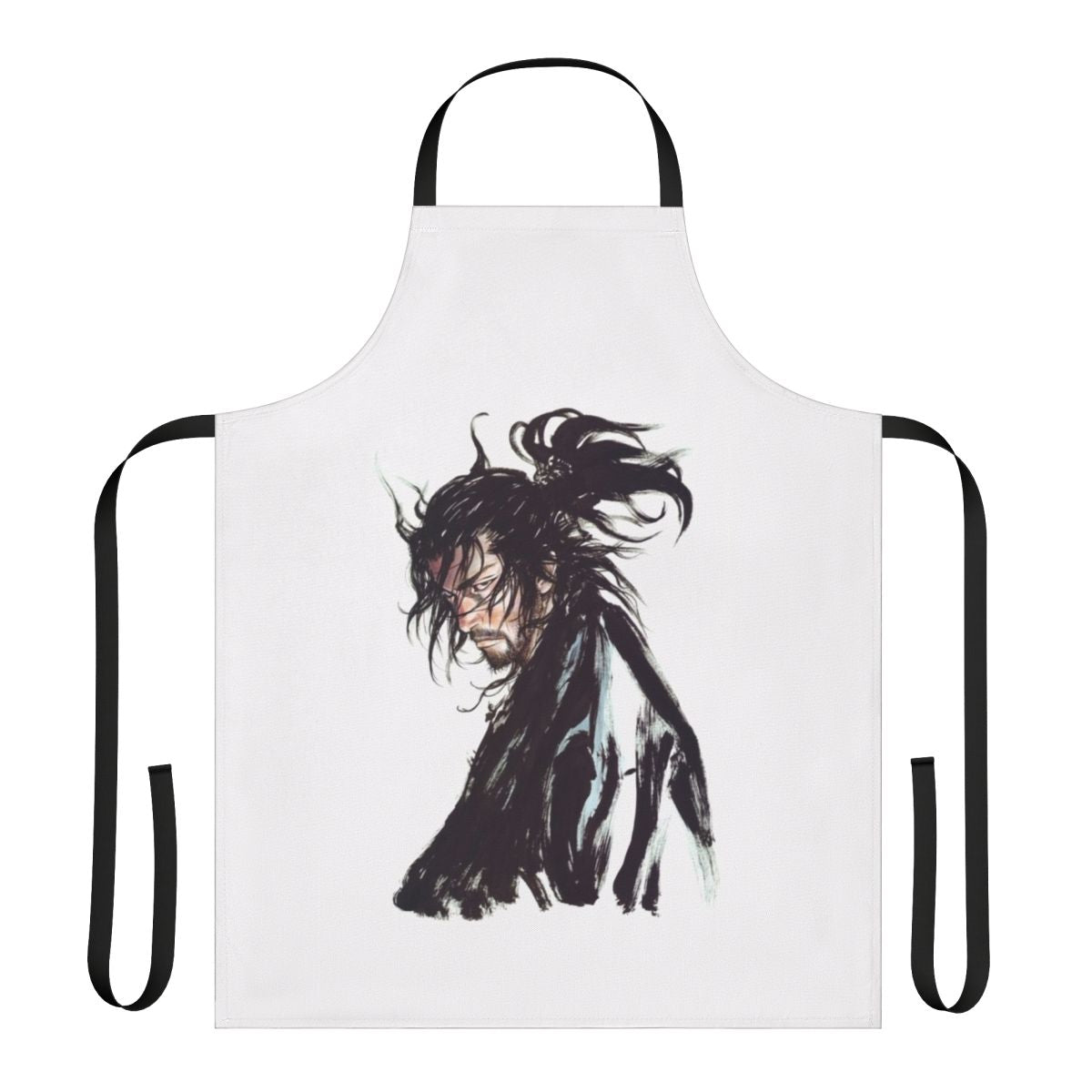 Vagabond-themed apron featuring the iconic characters and art style from the popular manga series