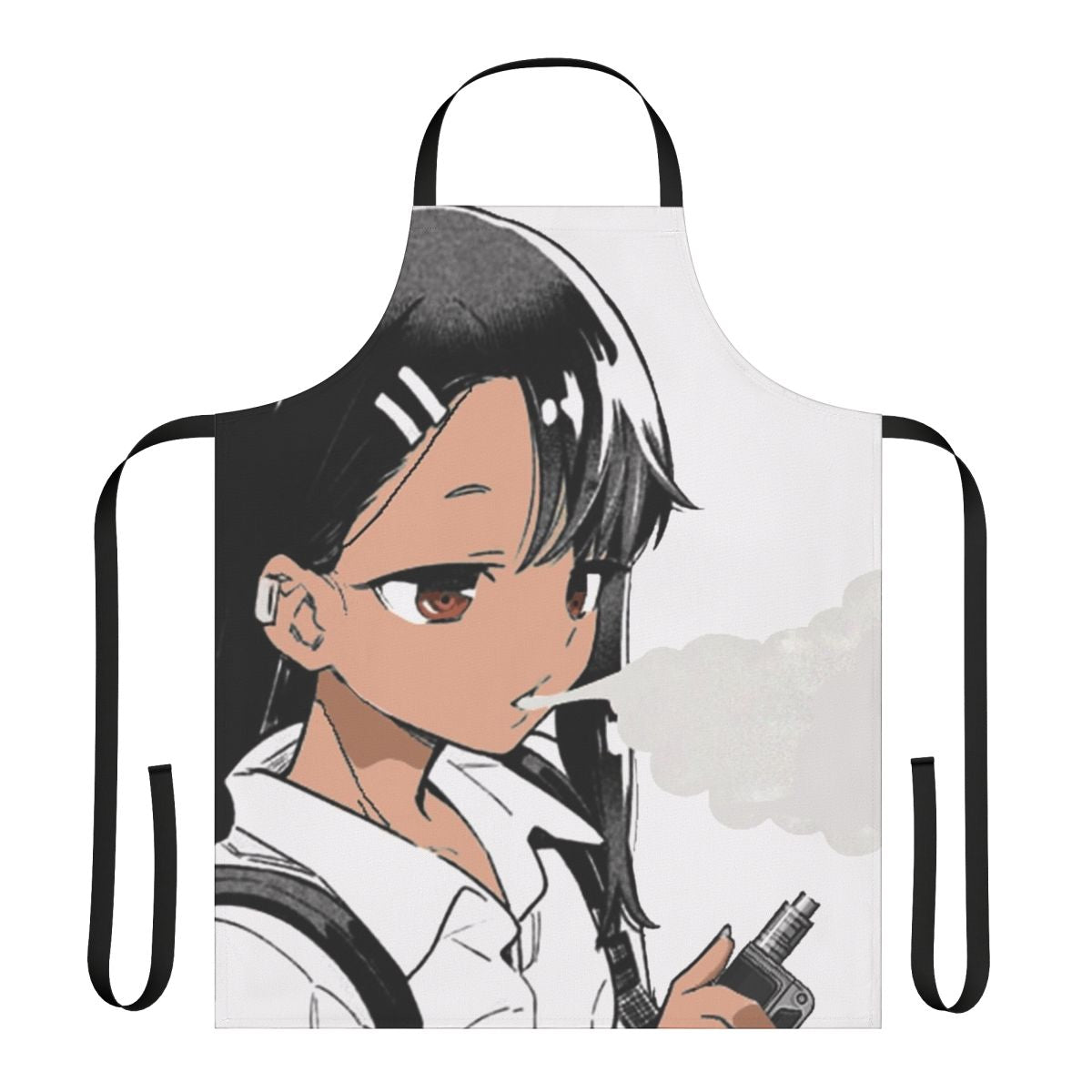 Stylish anime-inspired vaping apron featuring the character Nagatoro from the popular manga series.