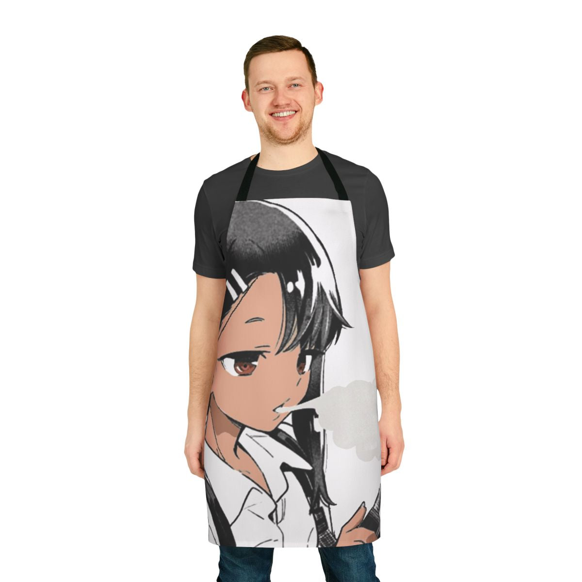 Stylish anime-inspired vaping apron featuring the character Nagatoro from the popular manga series.