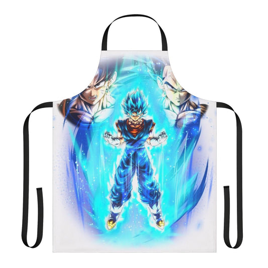 Anime-inspired apron featuring the character Vegito from Dragon Ball Super