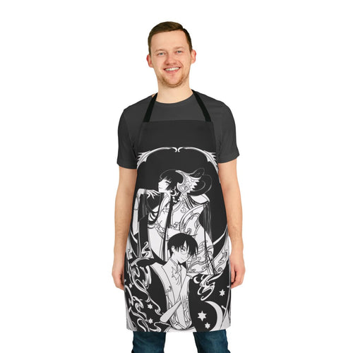 Anime-inspired XXXHOLiC-style apron featuring CLAMP characters