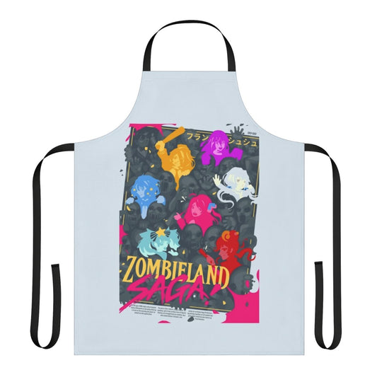 Anime-inspired zombie apron featuring the Zombieland Saga characters