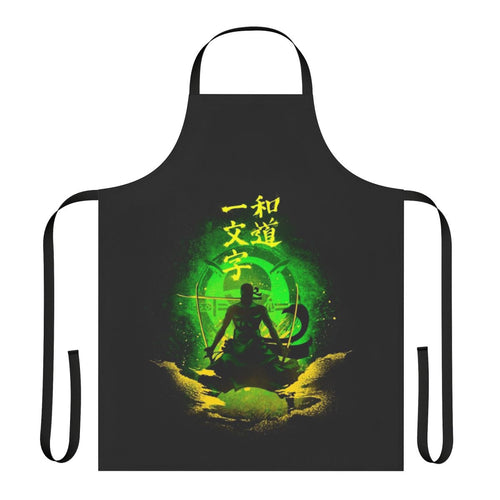Stylish anime-themed Zoro apron for cooking and baking