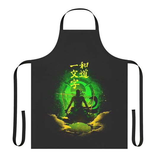 Stylish anime-themed Zoro apron for cooking and baking