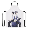 Apron featuring the Evangelion couple Kaworu Nagisa and Shinji Ikari in a cute, fan-made design.