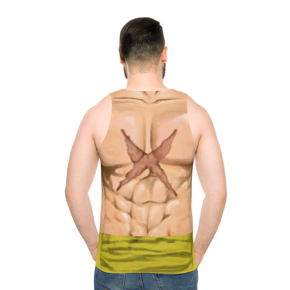 Anime-inspired manly tank top