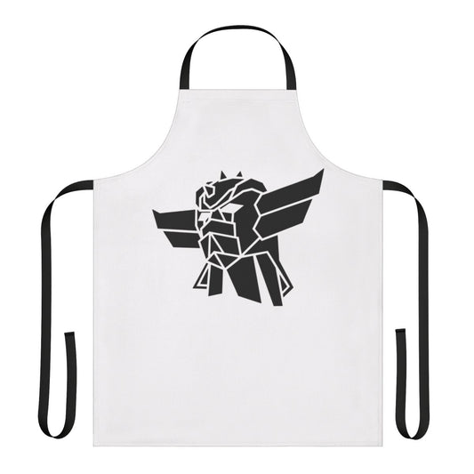 Anime-style robot apron featuring Goldorak/Grendizer design