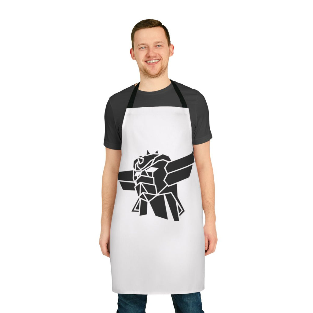 Anime-style robot apron featuring Goldorak/Grendizer design