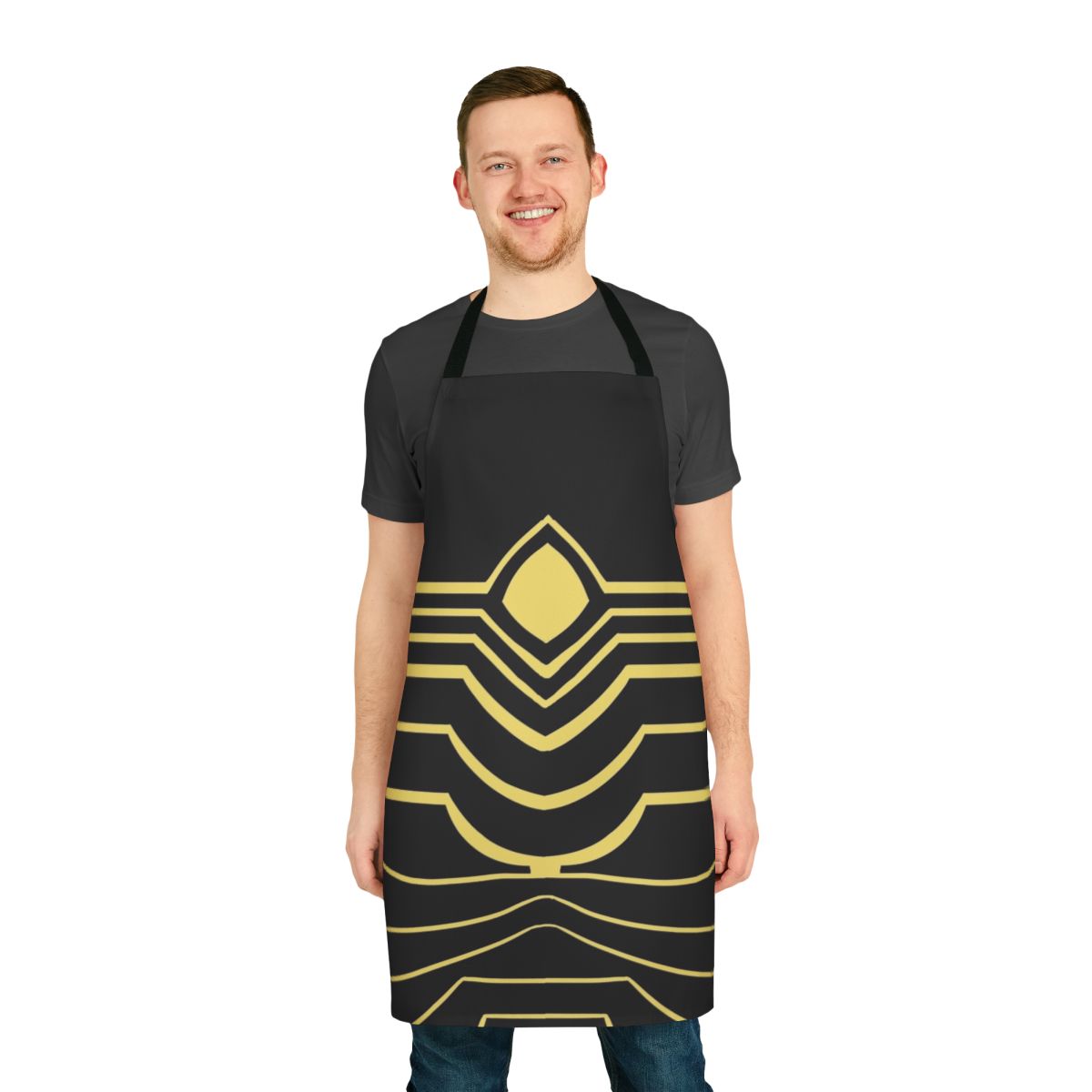 Anime-style cosplay apron with vibrant colors and design