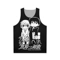 Unisex anime tank top featuring characters from the BL manga Sekai Ichi Hatsukoi