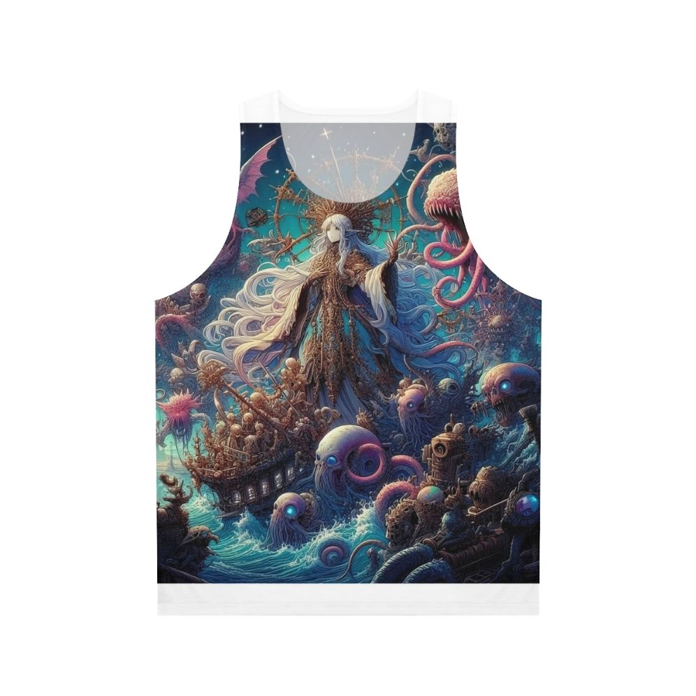 Anime Unisex Tank Top with Kawaii Design